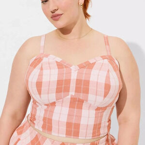 TORRID Seersucker Sleeveless Bralette